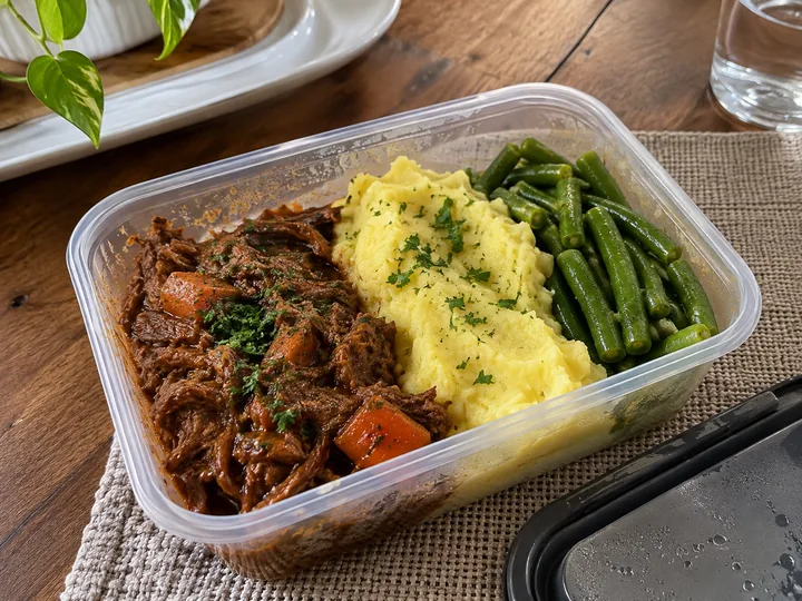 Carne de Panela com Purê