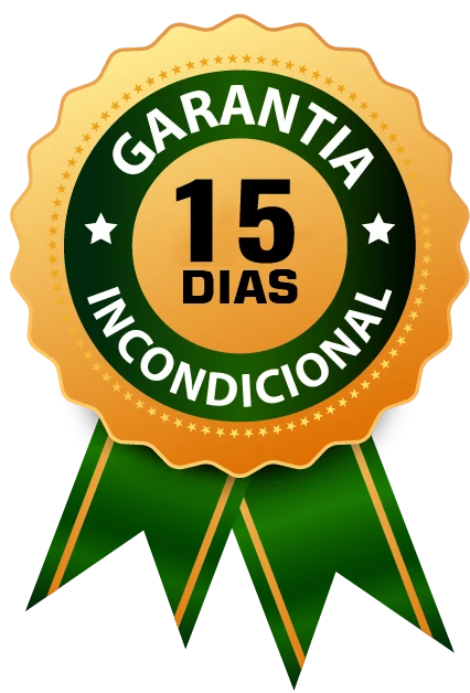 Selo de garantia incondicional de 15 dias